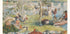 Krebsfischen, sommerliche Familienszene am Flussufer Poster - Posterbox.dk