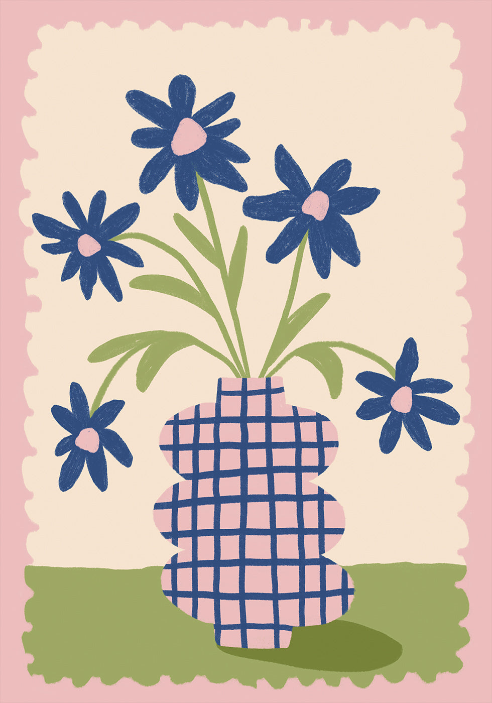 Süße Blumen in einer Vase Poster - Posterbox.dk