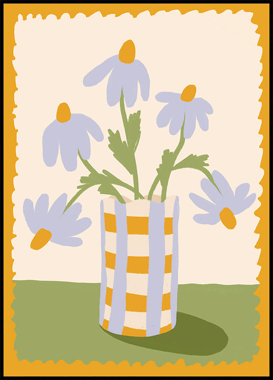 Süße Blumen in einer Vase Poster - Posterbox.dk