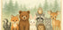 Cute forest animals No.2 Plakat - Posterbox