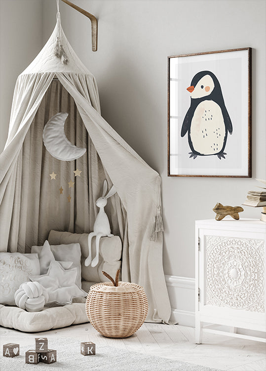 Niedliches Pinguin-Poster - Posterbox.dk