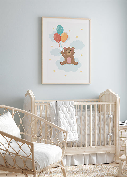 Süßes Teddybär-Poster - Posterbox.dk