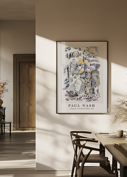 Design für Urn Buriall-Ghosts, Paul Nash Poster - Posterbox.dk