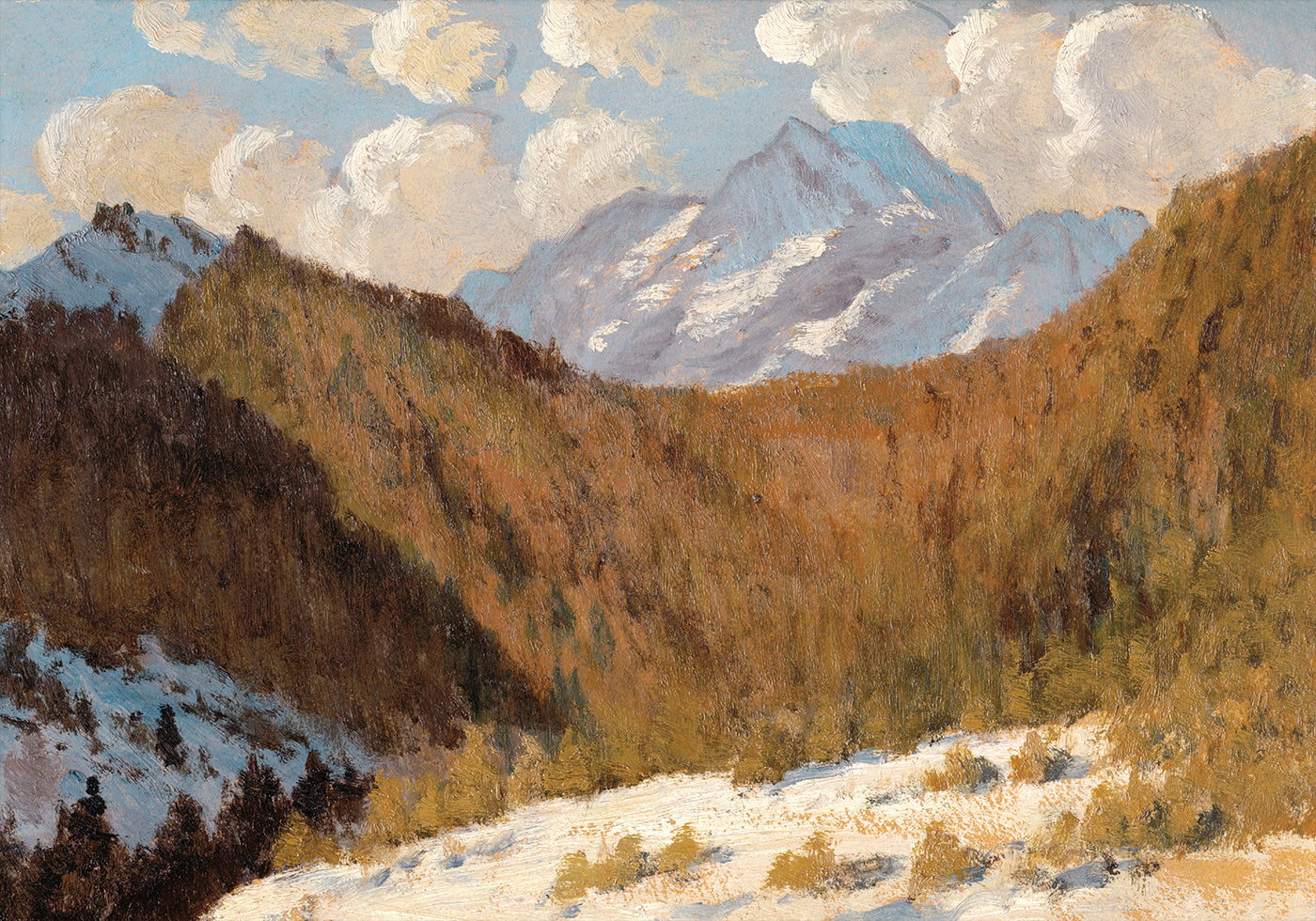 Poster zum Vorfrühling in der Tatra - Posterbox.dk