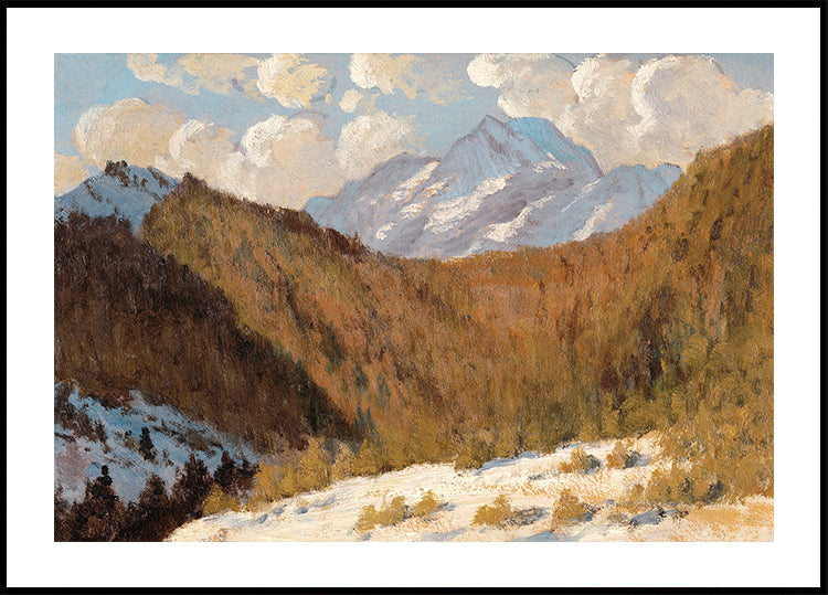 Poster zum Vorfrühling in der Tatra - Posterbox.dk