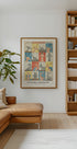 Acht Schattenfiguren Hiroshige Vintage Holzschnitt Poster - Posterbox.dk