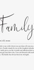 Familiendefinitionsposter - Posterbox.dk