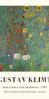 Bauerngarten mit Sonnenblumen Poster - Posterbox.dk