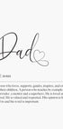 Personalisiertes Poster mit Vaterdefinition - Posterbox.dk