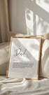 Personalisiertes Poster mit Vaterdefinition - Posterbox.dk