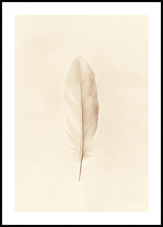 Feder-Illustrationsposter - Posterbox.dk