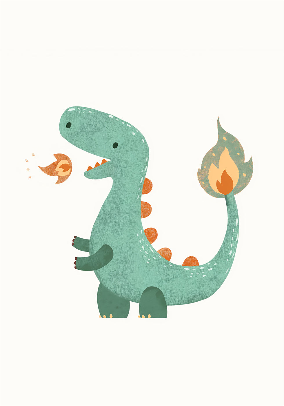 Vier-Dino-Poster - Posterbox.dk