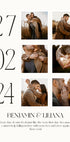 Erstes Date, romantisches Paar-Collage-Poster - Posterbox.dk
