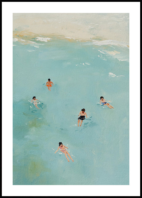 Schwimmen im Wasser – Poster – Posterbox.dk