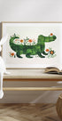 Blumenkrokodil-Poster - Posterbox.dk