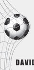 Fußball, personalisiertes Namensdruckposter - Posterbox.dk