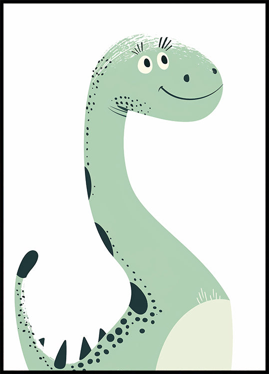 Freundliches Dinosaurier-Poster - Posterbox.dk