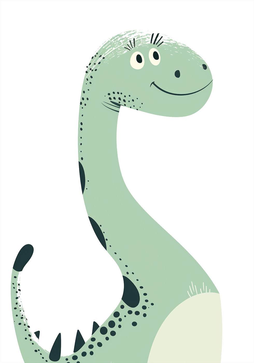 Freundliches Dinosaurier-Poster - Posterbox.dk