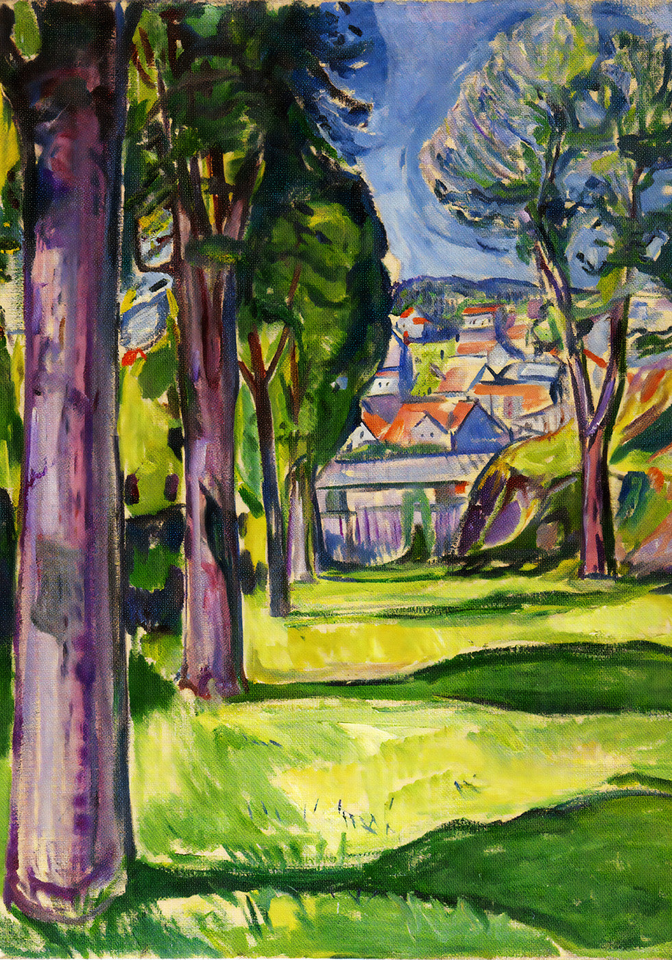 Garten in Kragerø Poster - Posterbox.dk