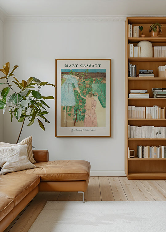 Obst sammeln, Mutter-Kind-Garten, Mary Cassatt Poster - Posterbox.dk