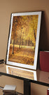 Golden Autumn Park Path Poster - Posterbox.dk