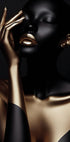 Goldene Eleganz-Portrait-Poster - Posterbox.dk