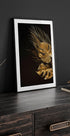 Goldene Monstera und Palmblatt Nr. 1 Poster - Posterbox.dk