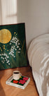 Goldene Sonne und Lilien Poster - Posterbox.dk