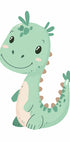 Grünes Dinosaurier-Poster - Posterbox.dk
