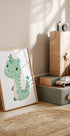 Grünes Dinosaurier-Poster - Posterbox.dk