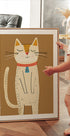 Happy Cat Poster - Posterbox.dk