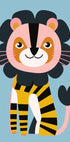 Glücklicher Löwe Poster - Posterbox.dk