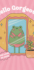 Hallo herrlicher Frosch-Poster - Posterbox.dk