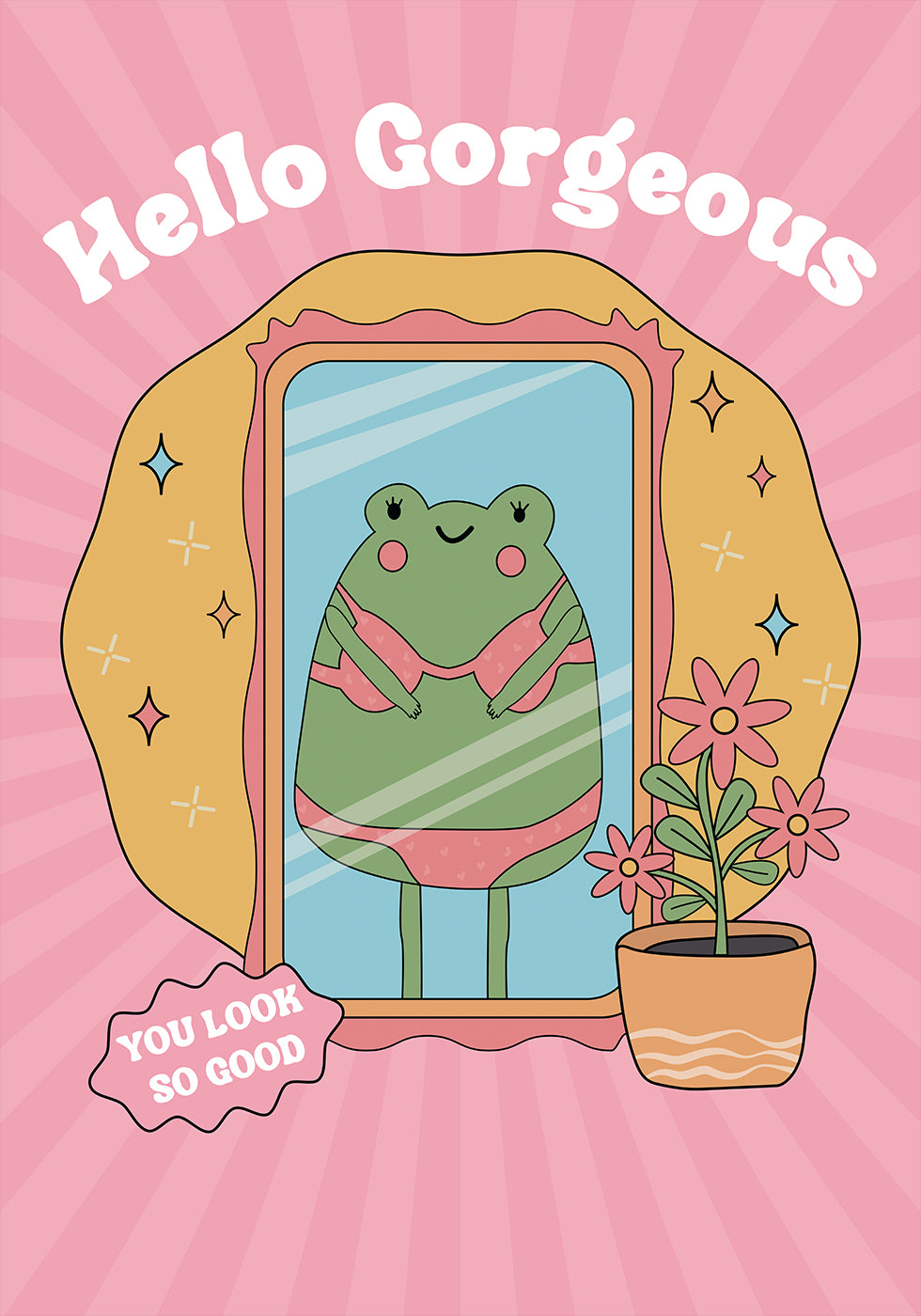 Hallo herrlicher Frosch-Poster - Posterbox.dk