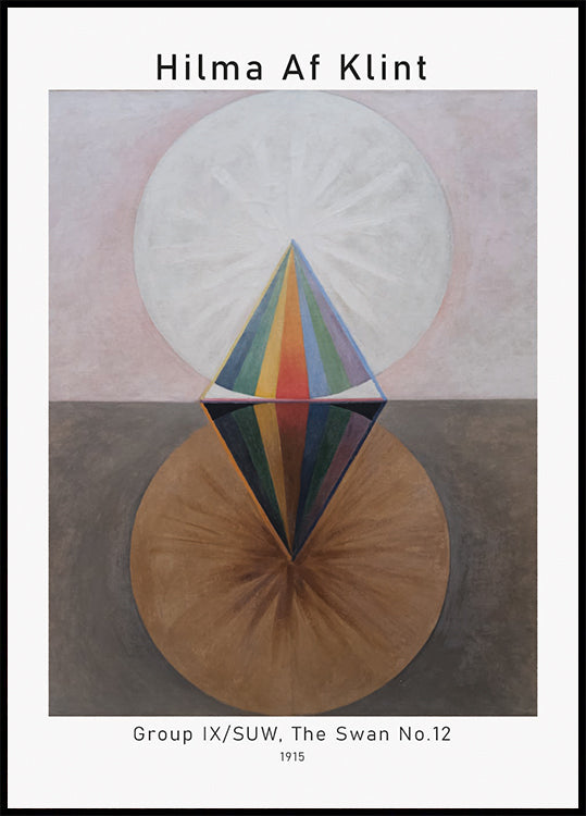 Hilma af Klint – Gruppe IX/SUW, Der Schwan Nr. 12 Poster – Posterbox.dk