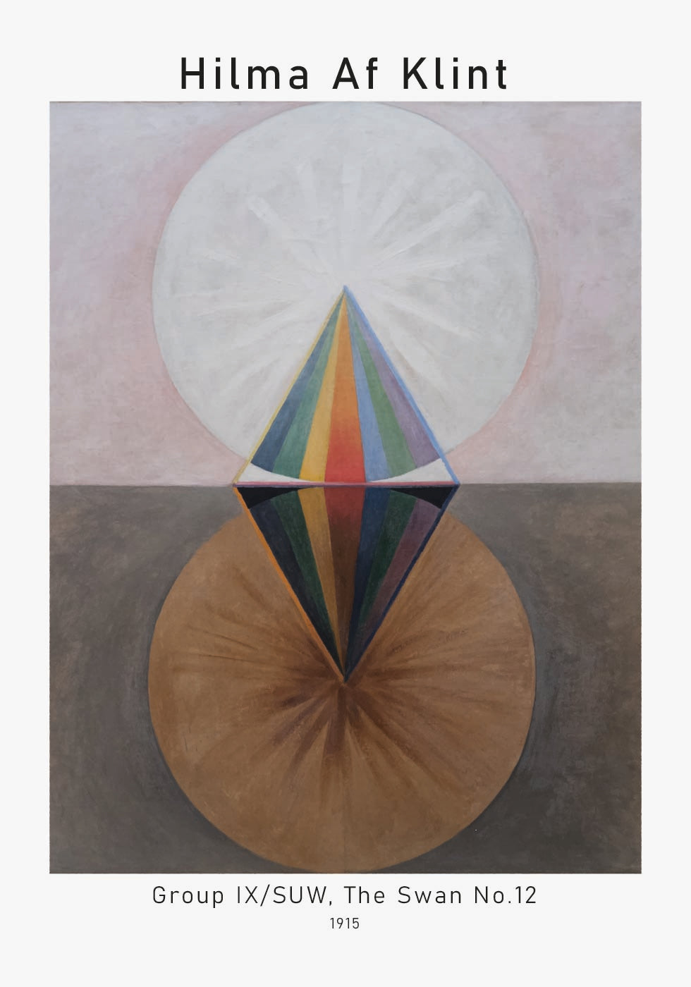 Hilma af Klint – Gruppe IX/SUW, Der Schwan Nr. 12 Poster – Posterbox.dk
