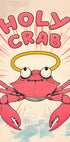 Heilige Krabbe, Halo-Krabben-Cartoon-Poster - Posterbox.dk