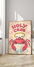 Heilige Krabbe, Halo-Krabben-Cartoon-Poster - Posterbox.dk