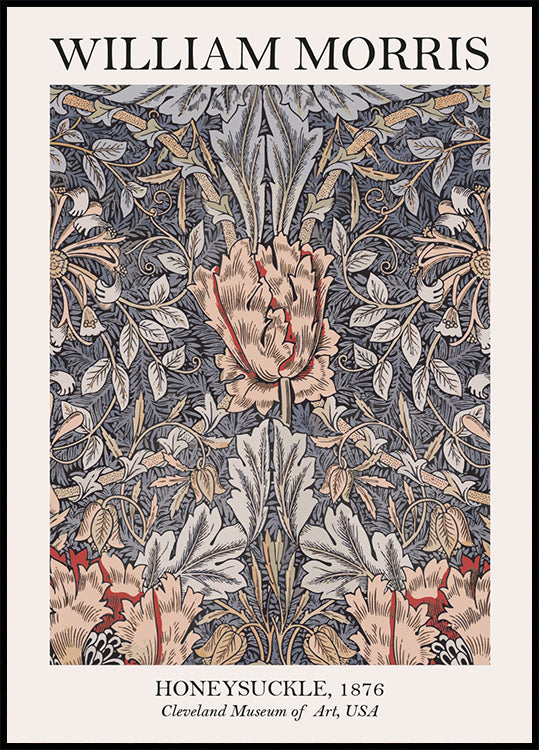 Honeysuckle, William Morris Poster - Posterbox.dk