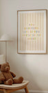 Poster „Wie wunderbar das Leben ist“ - Posterbox.dk