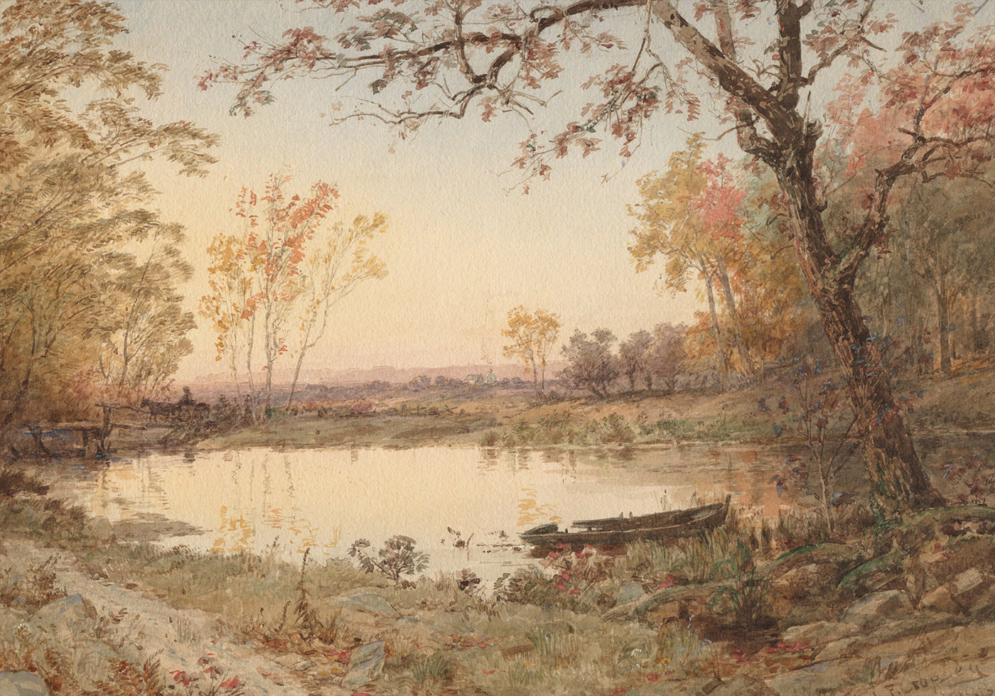 Jasper F. Cropsey – Hastings on Hudson Poster – Posterbox.dk