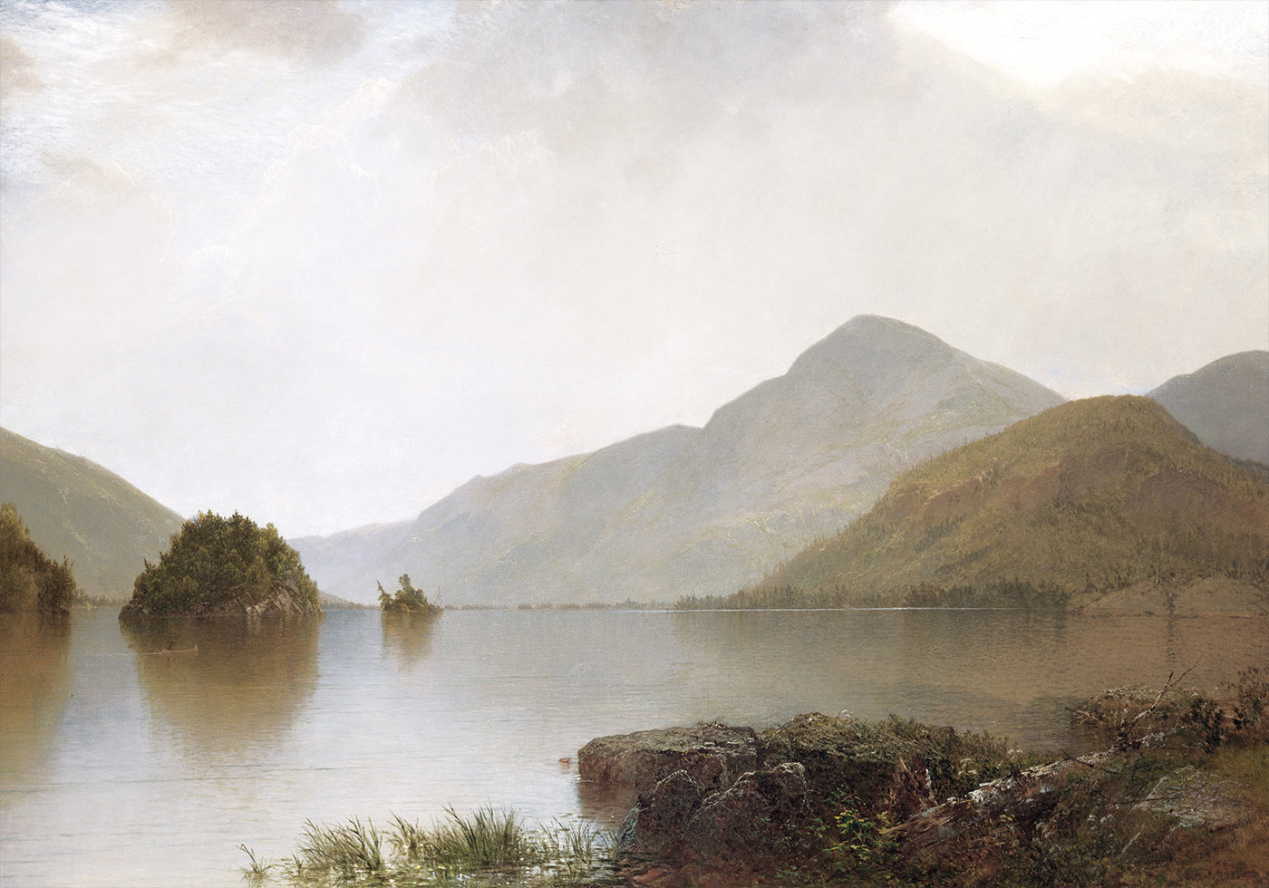 John Frederick Kensett – Lake George Poster – Posterbox.dk