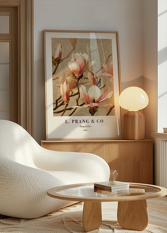 L. Prang & Co., Magnolia Poster - Posterbox.dk