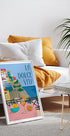 La Dolce Vita, italienische Küste und Aperitivo Poster - Posterbox.dk
