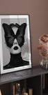 Poster „Dame mit schwarzer Schmetterlingsmaske“ - Posterbox.dk
