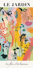 Le Jardin, lebendiges florales abstraktes Poster - Posterbox.dk