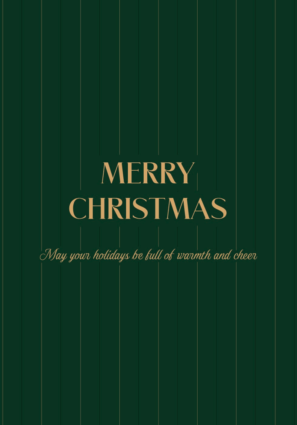 eine frohe Weihnachtskarte mit grünem Hintergrund