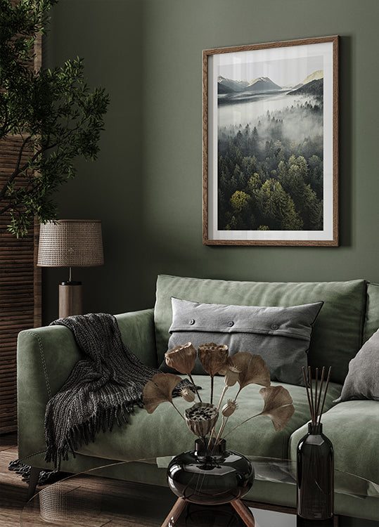 Misty Mountain Poster - Posterbox.dk