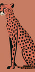 Modernes Geparden-Poster - Posterbox.dk