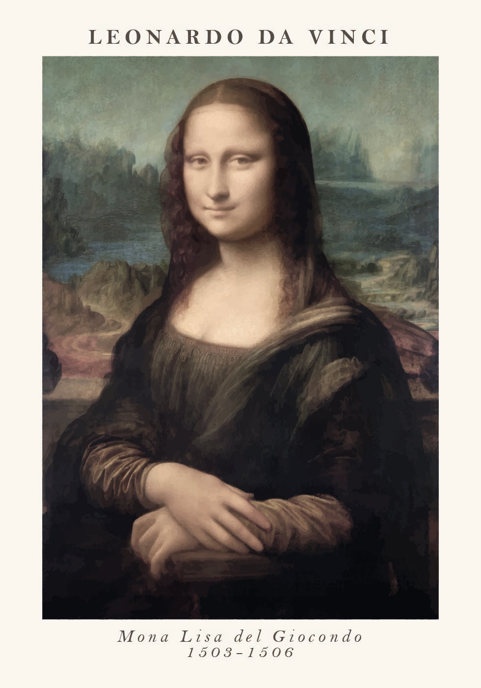 Mona Lisa, Leonardo Da Vinci Poster - Posterbox.dk